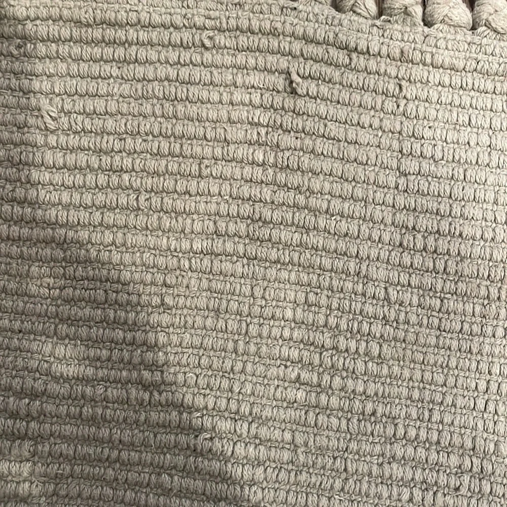 World Market Hand-Woven Checkered Bath Mat